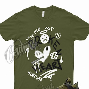 4 Olive Craft Medium SE Pale Vanilla Khaki Black Sail T Shirt Match BROKEN