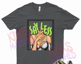 Grey " SHHH " T Shirt to match N Air Max 95 NDSTRKT Neon 4 Charcoal Smoke Grey by Kicks Matched