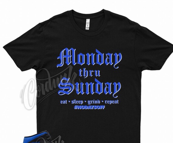 jordan 1 mid white black royal shirt