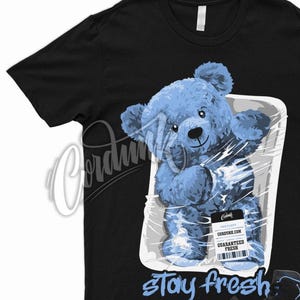 STAY T Shirt to Match MVP University Blue UNC Toe Black White Powder 1
