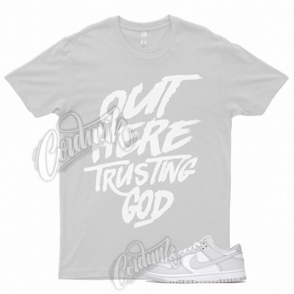 TG T Shirt to Match Dunk Low Photon Dust Particle Grey Toe