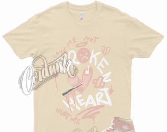 BROKEN T Shirt to Match 1 Washed Pink Atmosphere Muslin Sail White OG WMNS Fast Shipping!