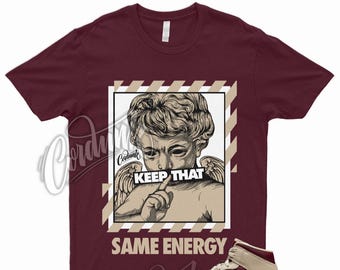 ENERGY T Shirt to Match 1 Mid Split Beach Cherrywood Red Beach Burgundy Shirt To Match Dunk Cherry Bordeaux Sail Ivory
