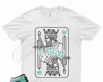 White " KING " T Shirt for Jordan 1 Mid Tropical Twist 97 Air Force 90 97 Dunk by Kicks  Matched