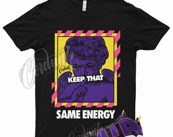 ENERGY T Shirt to Match Air More Uptempo '96 Court Purple Hyper Pink Multi Color 1