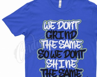 Royal " GRIND " T Shirt to match N Air Max Griffey 1 Varsity Royal Volt