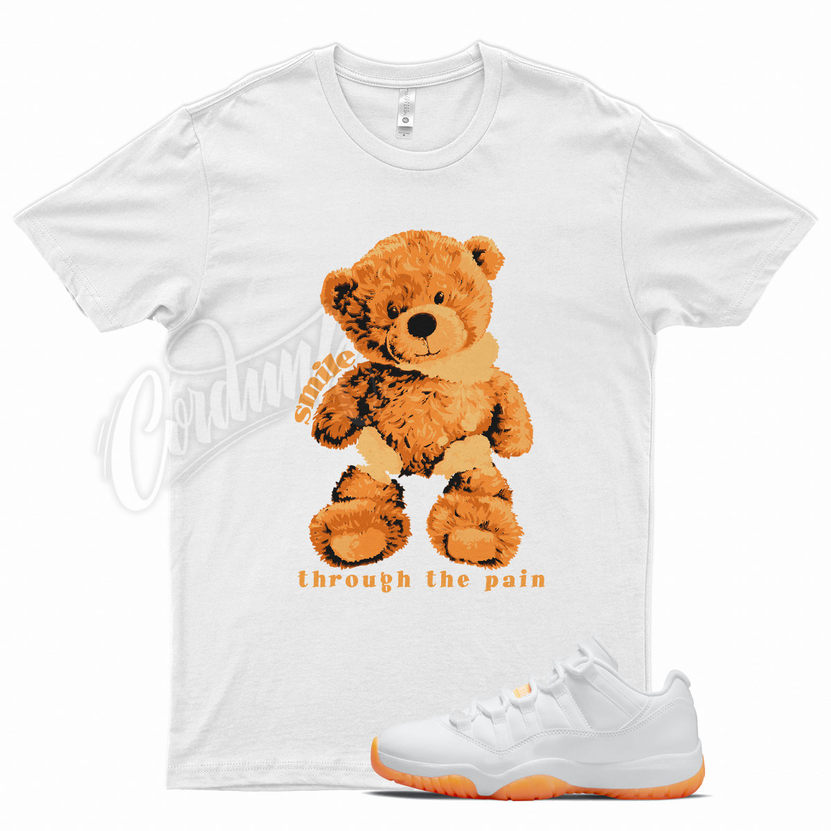 orange jordan 11 shirt