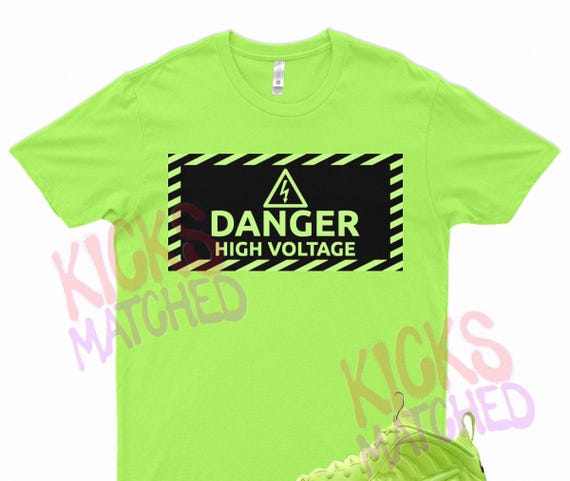 lime green foamposite shirt