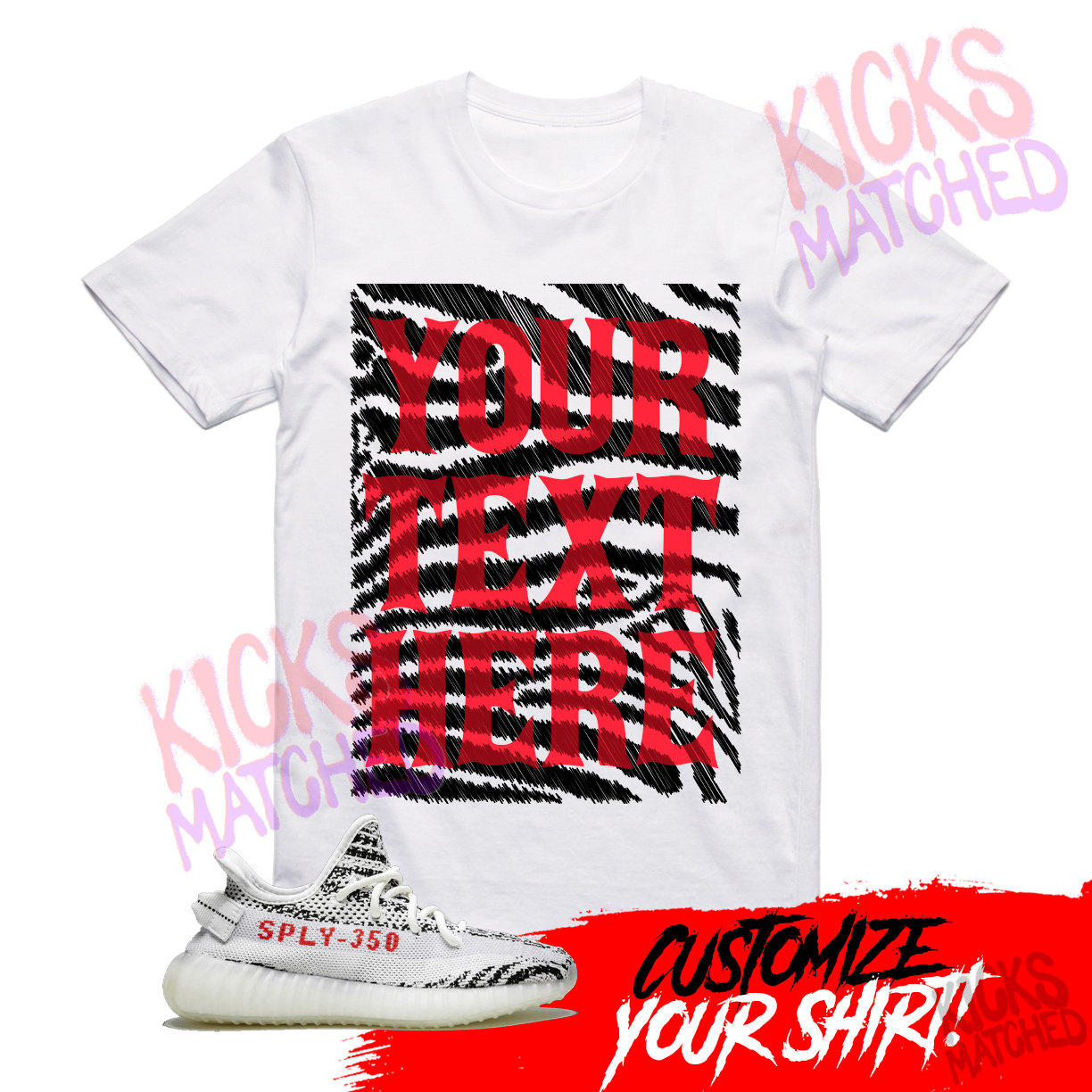 Shirts that go with zebra yeezys sale