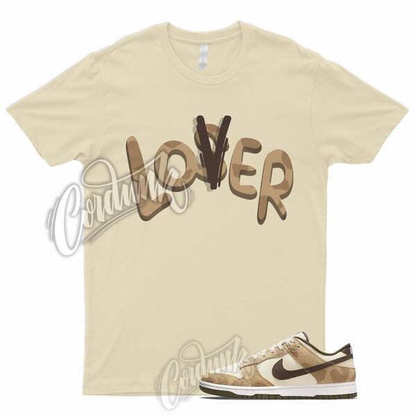 LOVER T Shirt for Dunk Low Animal Pack Giraffe Cheetah Beach Baroque Brown Sail 1