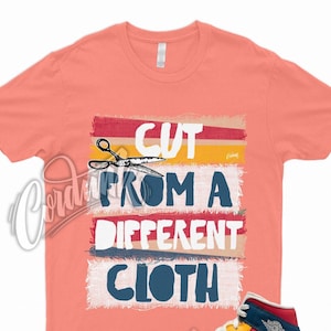 CUT T Shirt for J1 1 Mid Magic Ember Fire Red Taxi French Blue Multi Color Green