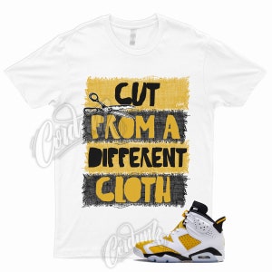 Yellow Ochre 6 Black White T Shirt to Match CUT