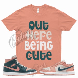 CUTE T Shirt for 1 Low Light Madder Root Dark Teal Green Pink WMNS Mid Sneaker Match