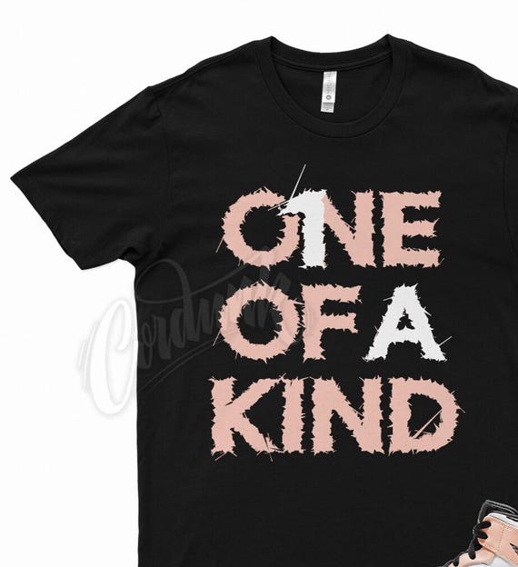 Black 1OAK T Shirt for Air Jordan Crimson Tint Pink Retro OG