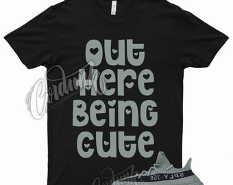 CUTE T Shirt for 350 V2 Salt Fade Ash Core Black Boost 380 450 500 700 V3 Blue