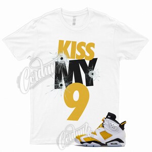 Yellow Ochre 6 Black White T Shirt to Match KM9