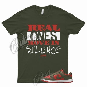 Dunk Mystic Red Olive Cargo Khaki Rough Green White Low T Shirt Match R1