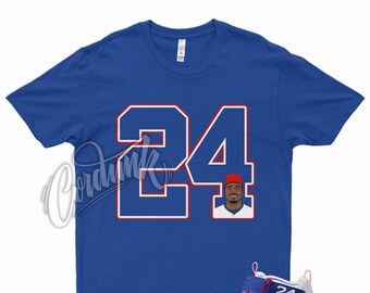 24 T Shirt for Air Griffey Max 1 Gym Red Old Royal Aquamarine Teal 24 USA