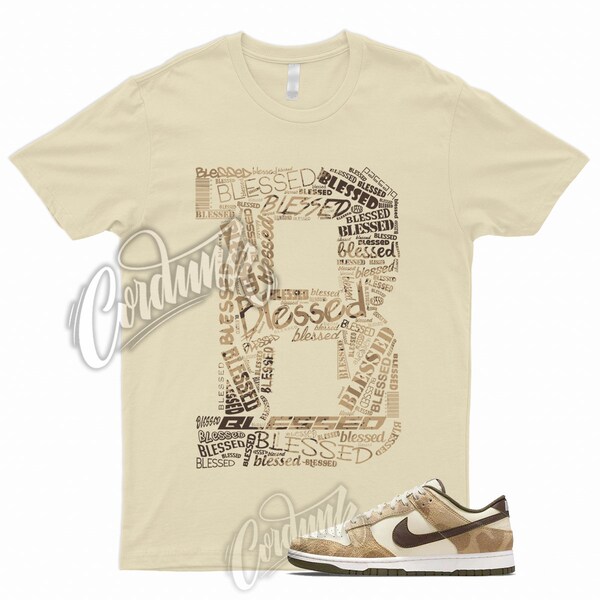 BLS T Shirt for Dunk Low Animal Pack Giraffe Cheetah Beach Baroque Brown Sail 1