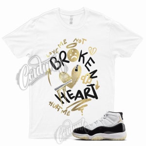 Metallic Gold DMP Defining Moments 11 Gratitude T Shirt Match BROKEN