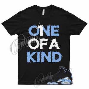 1OAK T Shirt to Match MVP University Blue UNC Toe Black White Powder 1