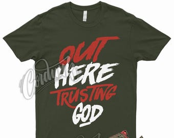 Dunk Mystic Red Olive Cargo Khaki Rough Green White Low T Shirt Match TG