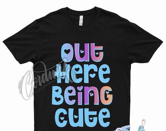 CUTE T Shirt for Air VaporMax Plus Multi Gradient Multicolor Peach Purple Blue 1 Hoodie