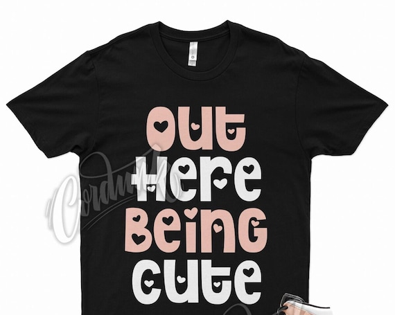 Black CUTE T Shirt for Air Jordan Crimson Tint Pink Retro OG