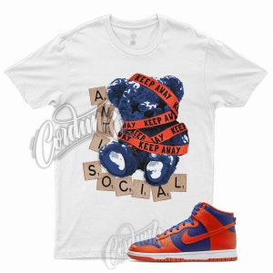 ANTI T Shirt for Dunk High Navy Orange Deep Royal Blue Knicks Vapormax 1