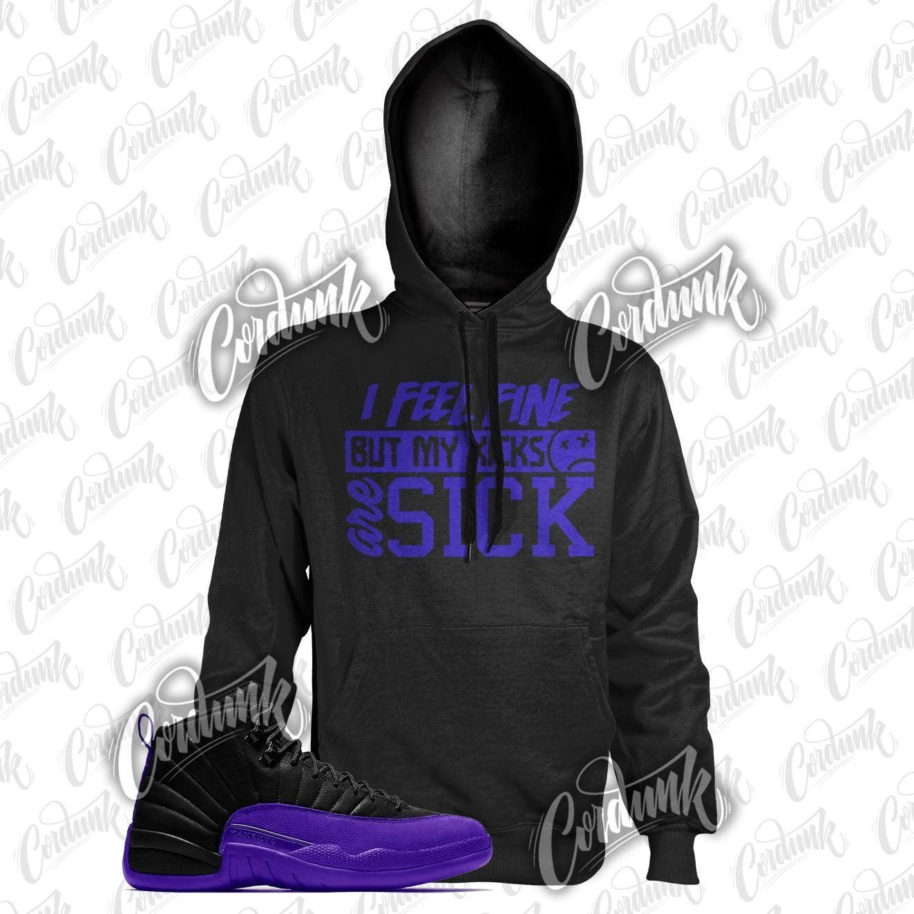 black and concord hoodie
