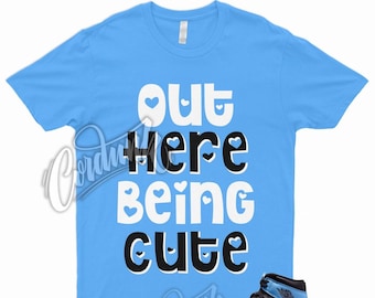 CUTE T Shirt to Match 1 Retro High OG UNC Toe University Blue Low Mid High Dunk