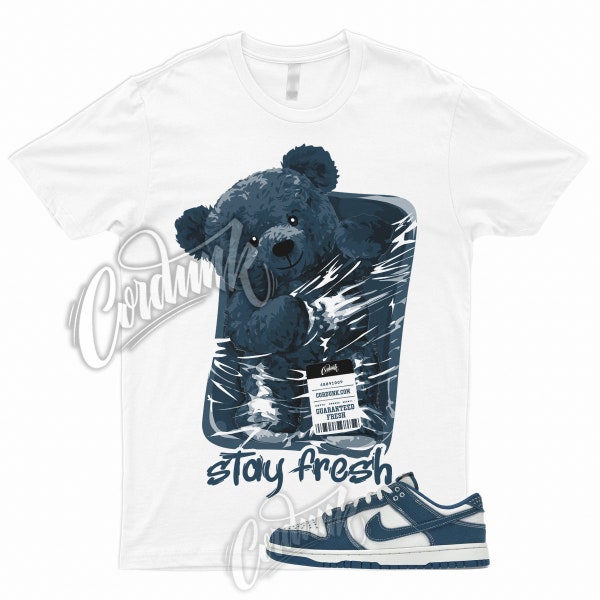 STAY T Shirt to Match Dunk Low Industrial Blue Sashiko Summit White Air Max 1