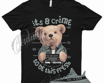 CRIME T Shirt for 350 V2 Salt Fade Ash Core Black Boost 380 450 500 700 V3 Blue