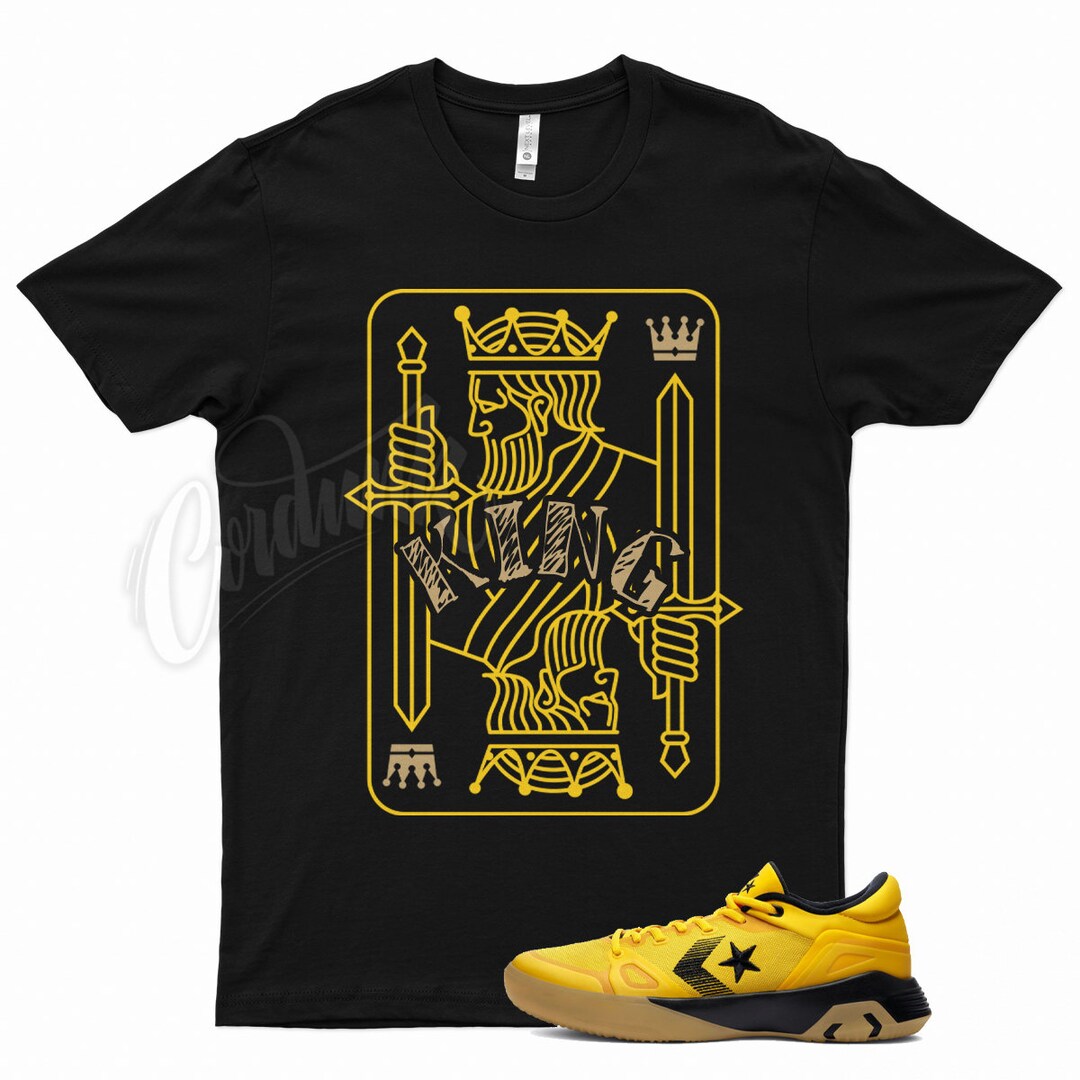 Black KING T Shirt for Draymond Green X Converse G4 Hyper