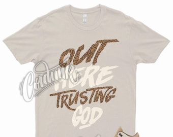 TG T Shirt to Match 3 Palomino Orewood Brown Light Tan Elephant Print 1 Mid Low Dunk