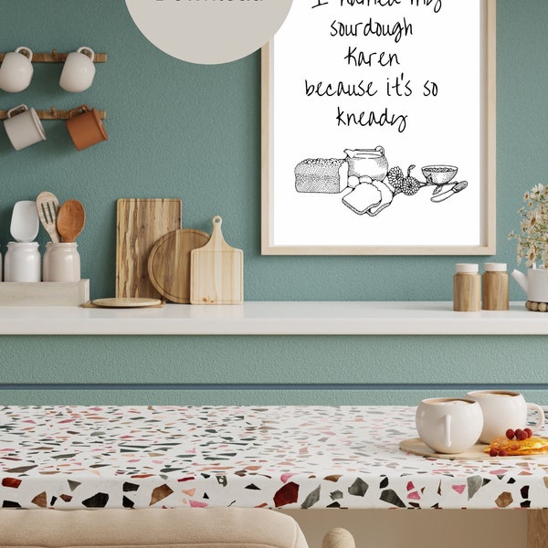 Sourdough Name/Karen/Baking/Sign/Printable