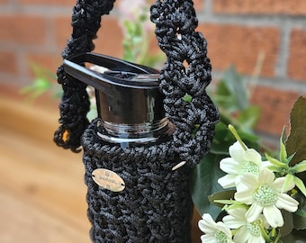 Black Wrist Strap Drinks Holder For Festivals , Cinema, Beach, Outdoor Walks