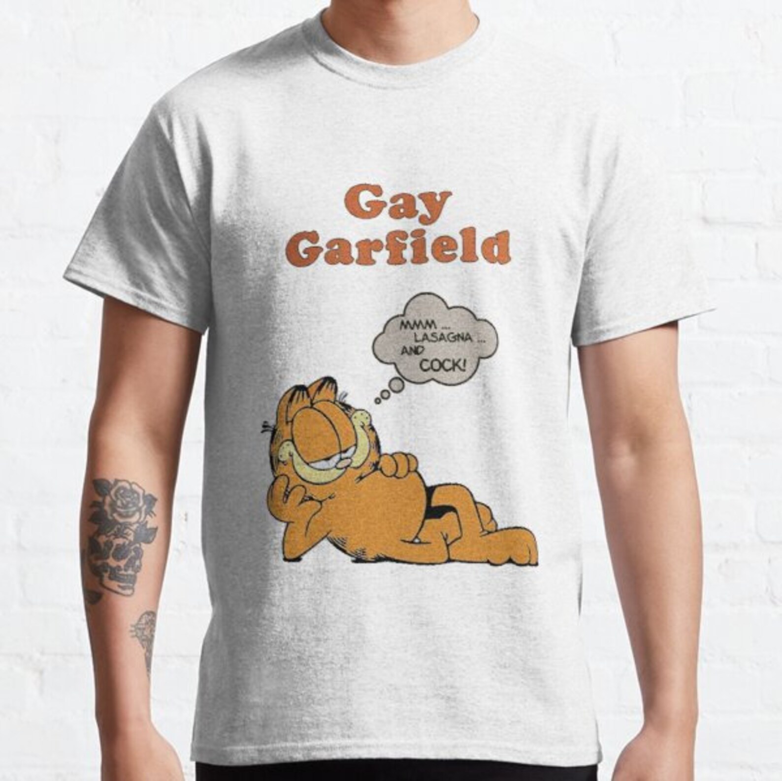 gay garfield shirt