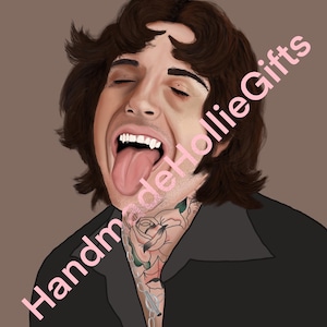Oli Sykes Digitales Porträt - BMTH