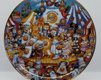 Gold Medal Winners, Franklin Mint Heirloom Porcelain Plate