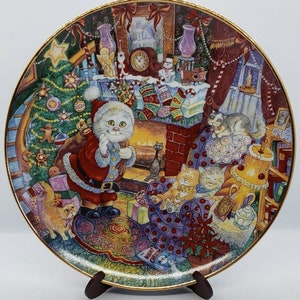 Not A Creature Was Purring, Franklin Mint Heirloom Porcelain Plate