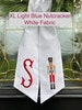 Nutcracker Christmas Wreath Sash with Monogram, Nutcracker Bow, Monogram Front Door, Housewarming Gift 