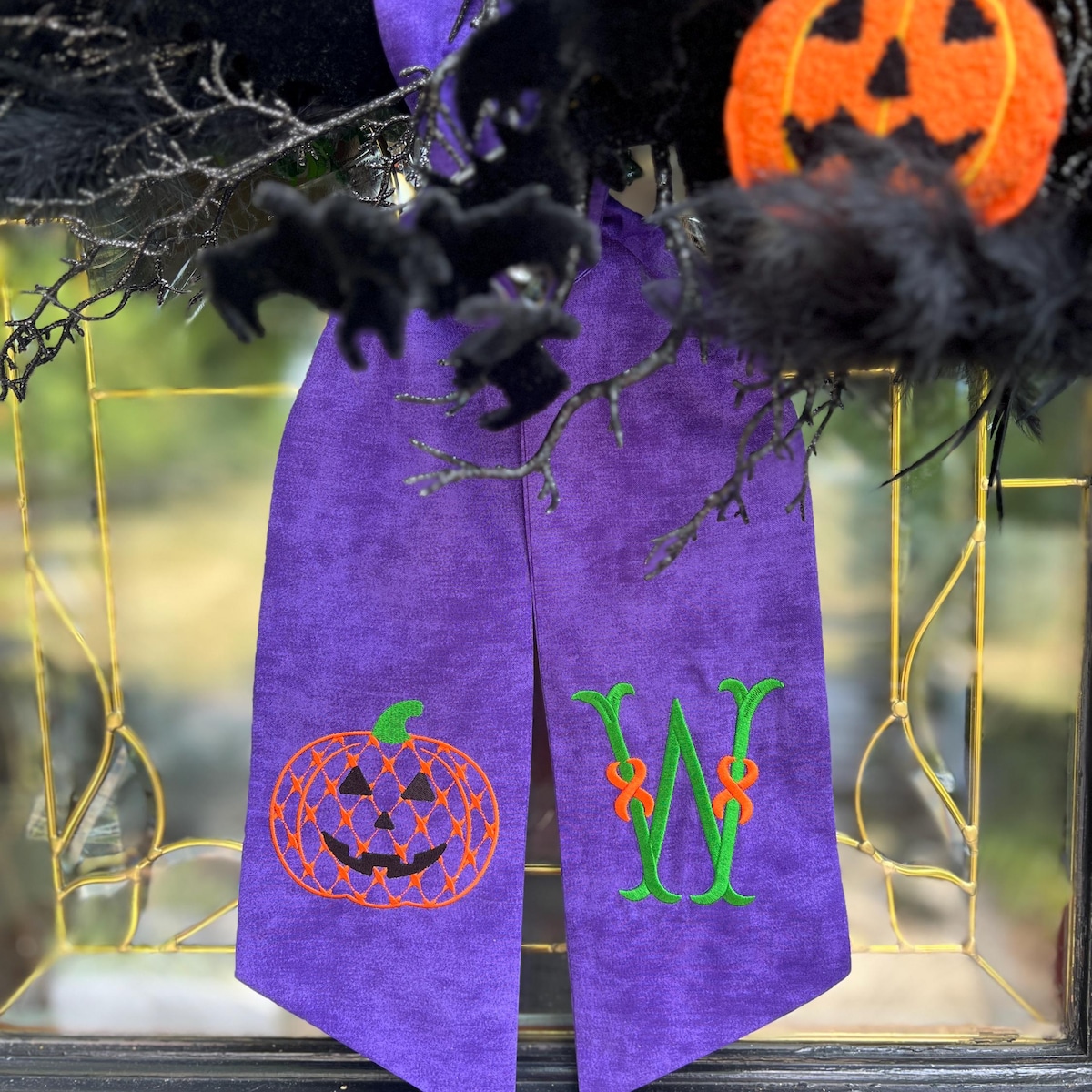 Halloween Wreath Sash