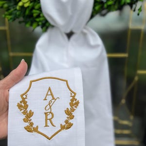 CUSTOM MONOGRAM Wreath Sash, Monogram Wreath Bow, Custom Design Wreath Sash