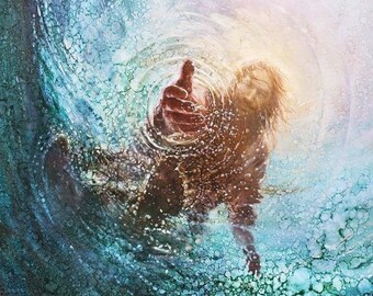 Hand Of God Art Etsy