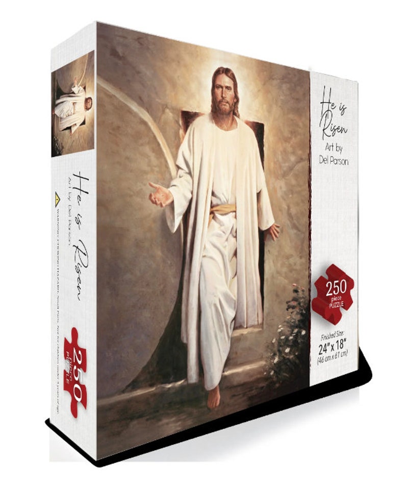 He is Risen Puzzle by Del Parson Easter Puzzle Holy Week Jesus ...