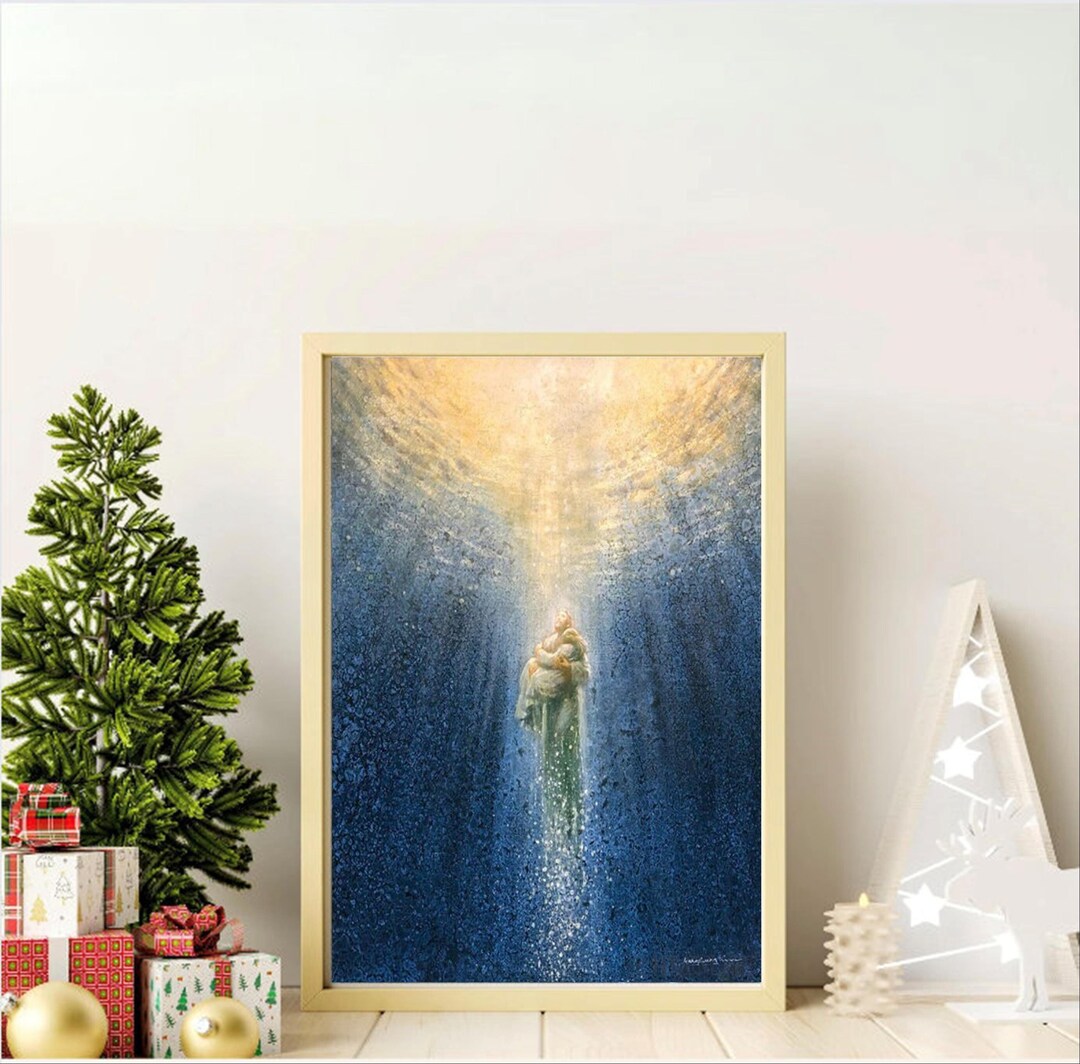 Rescue Me Yongsung Kim Jesus in Water Christian Painting Art Print by ...