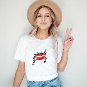 T-shirt Girl Gang / T-Shirt donna / Regalo femminista / T-shirt femminista / T-shirt Girl Power / Regalo femminile / Regalo femminista / Regalo gang ragazza