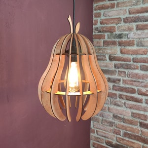 Wood Pendant Lamp, Ceiling Light Fixture, Handmade Wooden Chandelier, Shade, Kids Room, Farmhouse, Hanging Lamp, Mid Century Modern, Dining