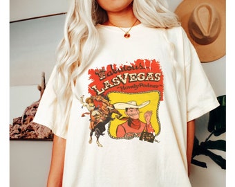 Las Vegas Shirt, Howdy Shirt, Oversized Tshirt, Wild West Shirt, Cowgirl Graphic Tee, Vintage Tee, Desert Tee, Comfort Colors
